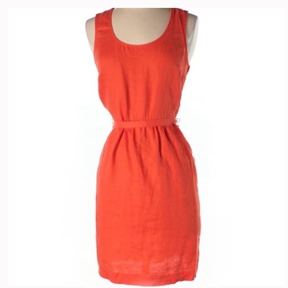 The LOFT open back linen dress - Picture 4 of 6